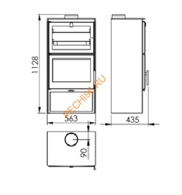 Печь-камин Panadero Gourmet Печь-камин Panadero Gourmet