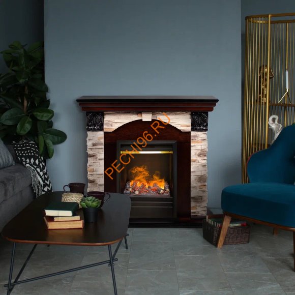 Электрокамин RealFlame Dublin Rock АО с очагом 3D Olympic