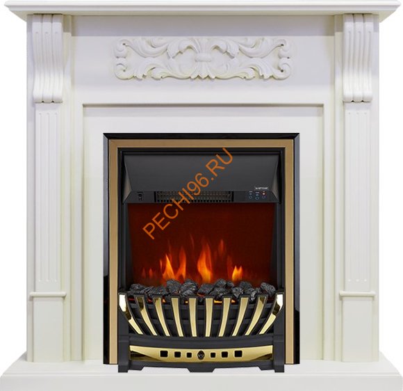 Электрокамин Royal Flame Venice фактурный белый с очагом Aspen Электрокамин Royal Flame Venice фактурный белый с очагом Aspen