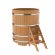 Купель для бани BentWood круглая из лиственницы Премиум, D 1,17м