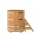 Купель для бани BentWood круглая из лиственницы Премиум, D 1,17м