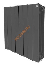 Радиатор биметаллический Royal Thermo PianoForte 500 Noir Sable 8с Радиатор биметаллический Royal Thermo PianoForte 500 Noir Sable 8с