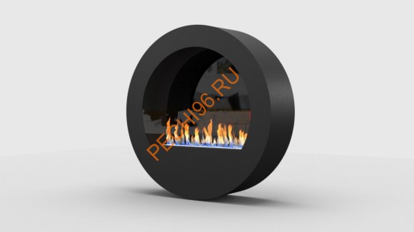 Биокамин Русский огонь Сансет настенный, чёрный Биокамин Русский огонь Сансет настенный, чёрный