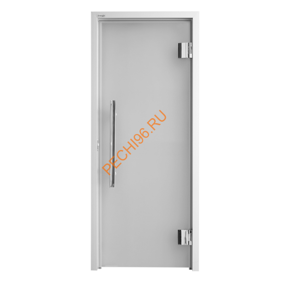 Дверь стеклянная Grandis GS 7х19-G-Н-Si коробка алюминий Silver