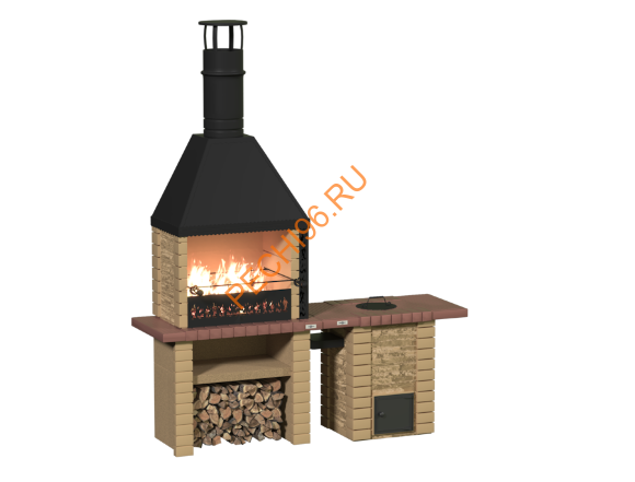 Объединённые печи 2 в 1 с печью-тандыром Классик в Нижнем Новгороде