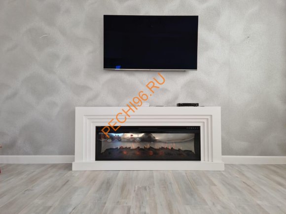 Электрокамин InterFlame Сильвер с очагом УЛЬТРАПЛАМЯ 50 VX 