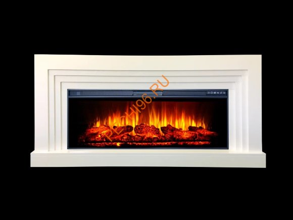 Электрокамин InterFlame Сильвер с очагом УЛЬТРАПЛАМЯ 50 VX 