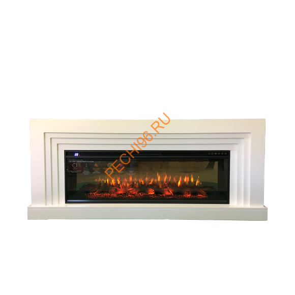 Электрокамин InterFlame Сильвер с очагом УЛЬТРАПЛАМЯ 50 VX 