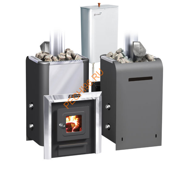 Печь банная Ермак-Элит 20-С с т/о, баком и парообразователем Печь банная Ермак-Элит 20-С с т/о, баком и парообразователем