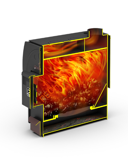 Отопительная печь Теплодар Локомотивъ-120