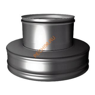 Переходник термо-моно ВУЛКАН V50R, нержавейка AISI 321/304, d 160/260 мм