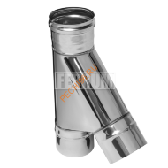 Тройник 135° Феррум, нержавейка AISI 430-0,8 мм, d 150 мм