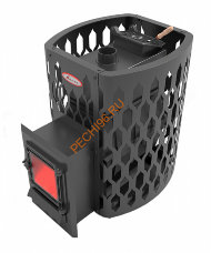 Печь банная чугунная Волга-Сетка 28 ДТ-4С ЗК с выносной топкой Печь банная чугунная Волга-Сетка 28 ДТ-4С ЗК с выносной топкой