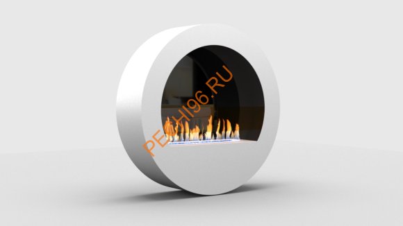 Биокамин Русский огонь Сансет настенный, белый Биокамин Русский огонь Сансет настенный, белый