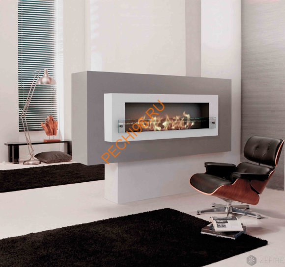 Биокамин ZeFire ORION 1200 с белой рамкой Биокамин ZeFire ORION 1200 с белой рамкой
