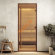 Дверь стеклянная DoorWood Хамам АРТ Wood 41 прозрачная