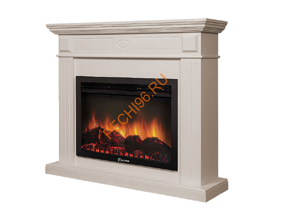 Электрокамин Electrolux EFP/P-2520LS с порталом Firelight Bianco 25, беленый дуб