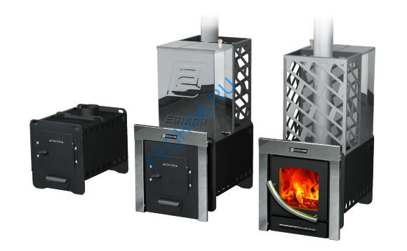 Печь банно-отопительная Ермак CUBE 16