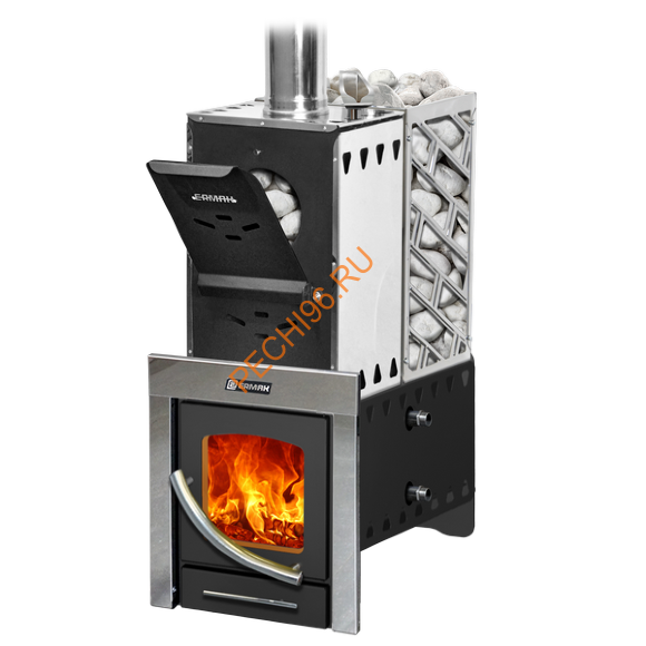 Печь банно-отопительная Ермак CUBE 16