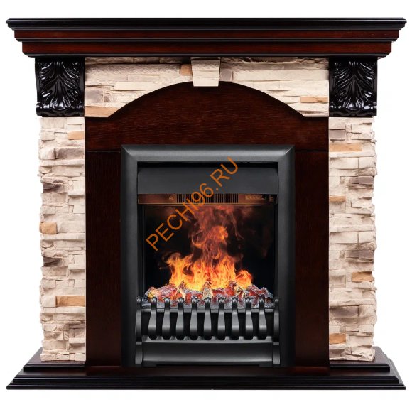 Электрокамин RealFlame Dublin ROCK с очагом 3D Oregan Электрокамин RealFlame Dublin ROCK с очагом 3D Oregan