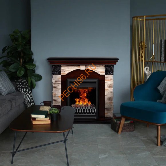 Электрокамин RealFlame Dublin ROCK с очагом 3D Oregan Электрокамин RealFlame Dublin ROCK с очагом 3D Oregan