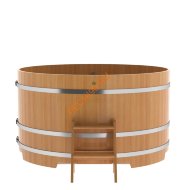 Купель для бани BentWood круглая из лиственницы Премиум, D1,8 м Купель для бани BentWood круглая из лиственницы Премиум, D1,8 м