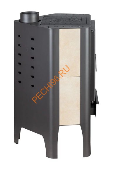 Печь-камин EcoKamin БАВАРИЯ ЭКО угловая с плитой