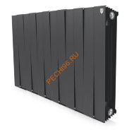 Радиатор биметаллический Royal Thermo PianoForte 500 Noir Sable 12с Радиатор биметаллический Royal Thermo PianoForte 500 Noir Sable 12с