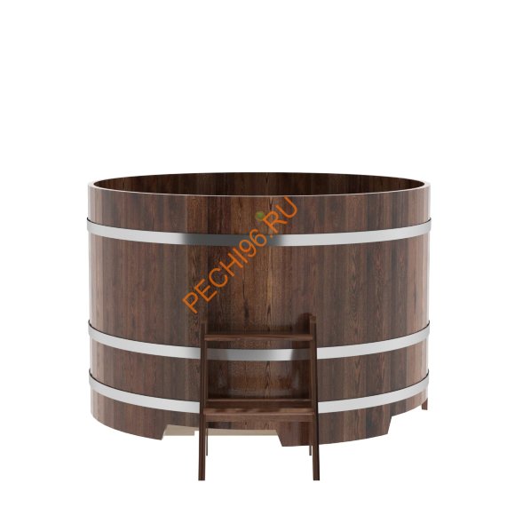 Купель для бани BentWood круглая из морёной лиственницы Премиум, D1,5 м Купель для бани BentWood круглая из морёной лиственницы Премиум, D1,5 м