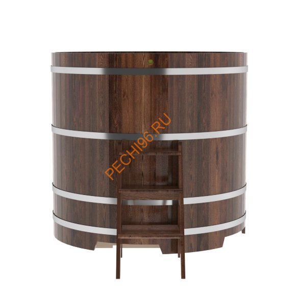 Купель для бани BentWood круглая из морёной лиственницы Премиум, D1,5 м Купель для бани BentWood круглая из морёной лиственницы Премиум, D1,5 м