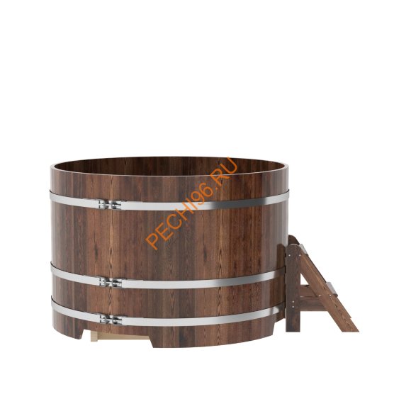 Купель для бани BentWood круглая из морёной лиственницы Премиум, D1,5 м Купель для бани BentWood круглая из морёной лиственницы Премиум, D1,5 м