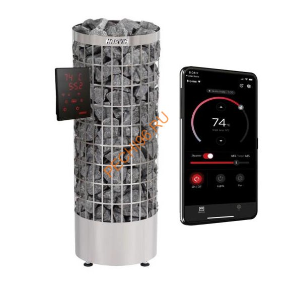Электрическая печь Harvia Cilindro PC90XW WiFi Steel