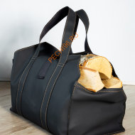 Дровница-сумка Fire&Wood Ottawa с коробом, экокожа графит