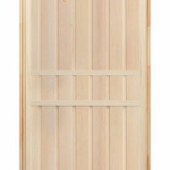 Дверь глухая «Липа» коробка 1900х700 мм, осина