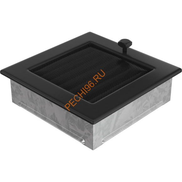 Вентиляционная решетка Kratki 17CX 170х170 мм черный Вентиляционная решетка Kratki 17CX 170х170 мм черный