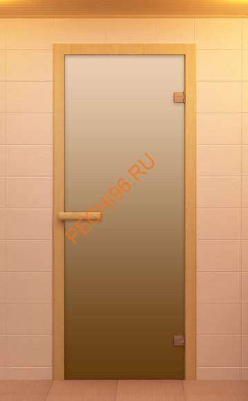 Дверьстеклянная ALDO «сатин» коробка береза