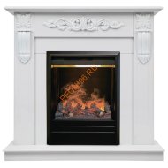 Электрокамин RealFlame Dominica STD/EUG WT/DN с очагом 3D Olympic