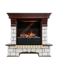 Электрокамин Dimplex Pierre Luxe с очагом Albany темный дуб/ белый Электрокамин Dimplex Pierre Luxe с очагом Albany темный дуб/ белый