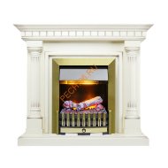 Электрокамин Dimplex Dallas с очагом Danville Antique Brass FB2 слоновая кость Электрокамин Dimplex Dallas с очагом Danville Antique Brass FB2 слоновая кость