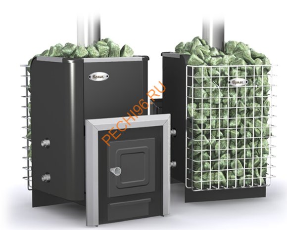 Печь банная Ермак 16 с сеткой