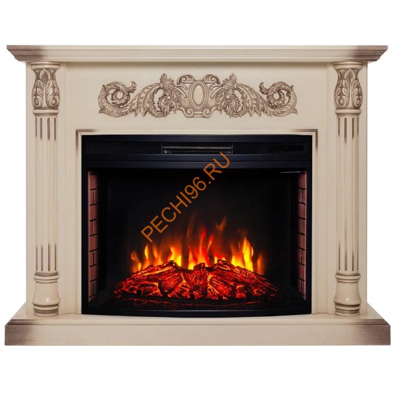 Электрокамин RealFlame Salford 33 WT с очагом FireSpace 33 S IR