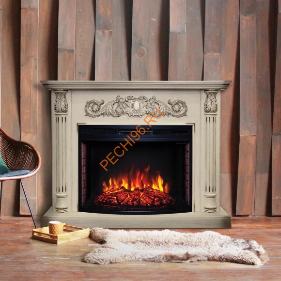 Электрокамин RealFlame Salford 33 WT с очагом FireSpace 33 S IR