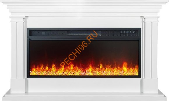 Электрокамин Royal Flame Lyon белый с очагом Vision 42 LED Электрокамин Royal Flame Lyon белый с очагом Vision 42 LED