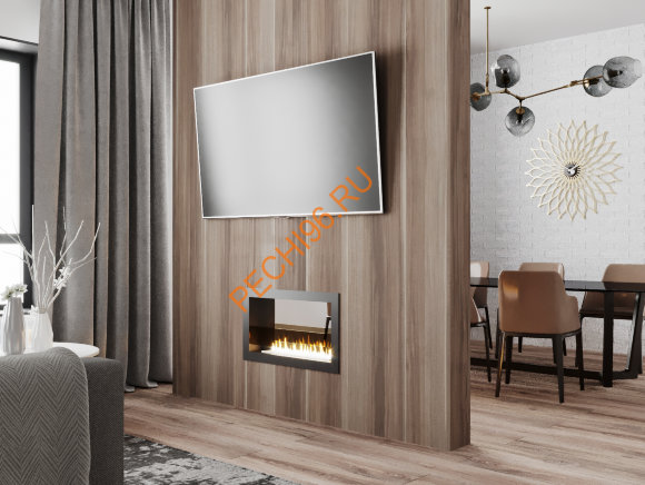 Биокамин Русский огонь Честер Сквозной 700 встраиваемый