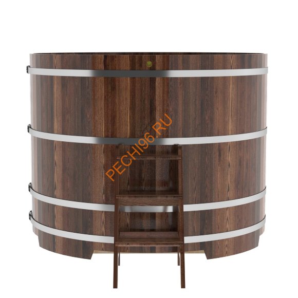 Купель для бани BentWood круглая из морёной лиственницы Премиум, D1,8 м Купель для бани BentWood круглая из морёной лиственницы Премиум, D1,8 м