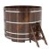 Купель для бани BentWood круглая из морёной лиственницы Премиум, D1,8 м