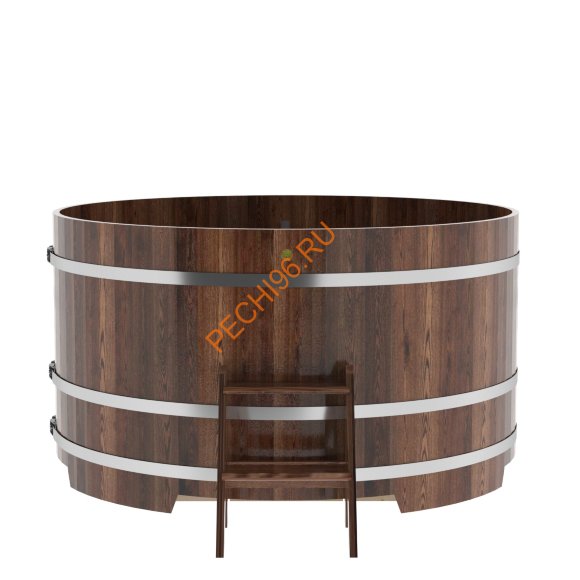 Купель для бани BentWood круглая из морёной лиственницы Премиум, D1,8 м Купель для бани BentWood круглая из морёной лиственницы Премиум, D1,8 м
