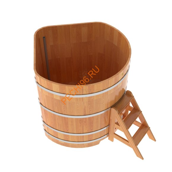 Купель для бани BentWood угловая из сращённой лиственницы, 1,37х1,37 м Купель для бани BentWood угловая из сращённой лиственницы, 1,37х1,37 м