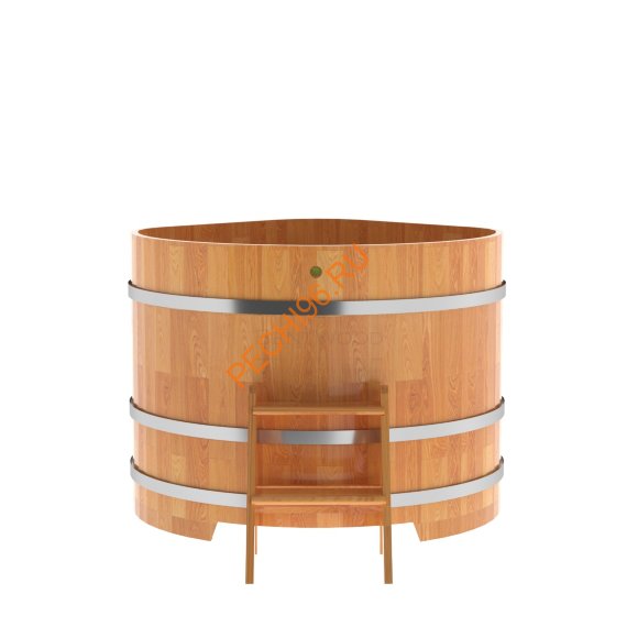 Купель для бани BentWood угловая из сращённой лиственницы, 1,37х1,37 м Купель для бани BentWood угловая из сращённой лиственницы, 1,37х1,37 м