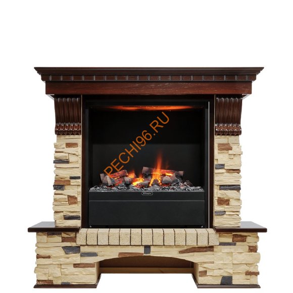 Электрокамин Dimplex Pierre Luxe с очагом Albany темный дуб/ сланец